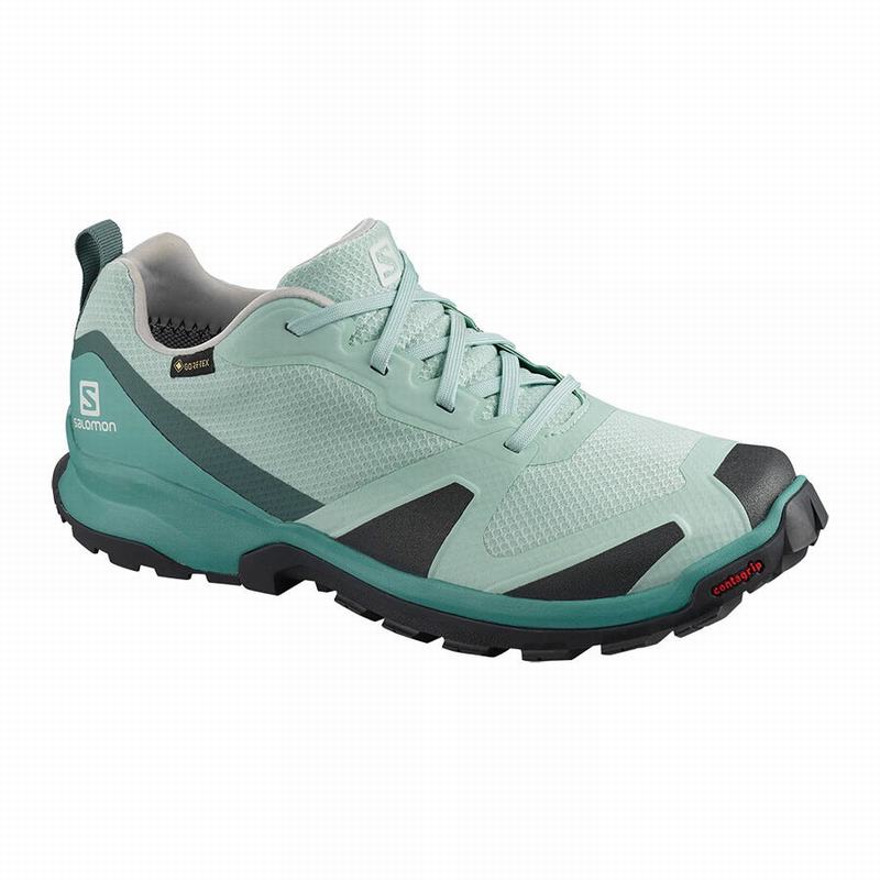 Salomon XA COLLIDER GTX W Zapatillas Trail Running Mujer - Turquesa - Colombia (45930-IMVD)